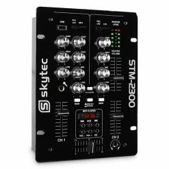 Tout neuf 🧨 Skytec Tables De Mixage DJ STM-2300 Console De Mixage 2 Pistes 🤩