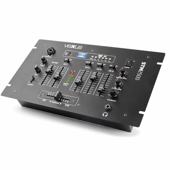 Meilleur prix 👍 Vexus Tables De Mixage DJ STM2500 Console De Mixage 5 Pistes ⭐ 7 Meilleur prix 👍 Vexus Tables De Mixage DJ STM2500 Console De Mixage 5 Pistes ⭐ – Image 5
