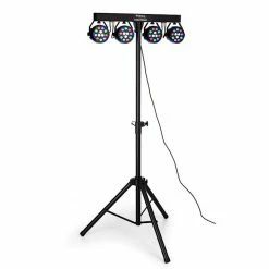 Vente flash 👍 Ibiza Sets D'éclairage De Soirée DJLIGHT80LED Trépied D'éclairage ⌛