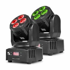 Acheter 💯 Beamz Jeux De Lumière LED Kit De 2 MHL36 Moving Head ❤️