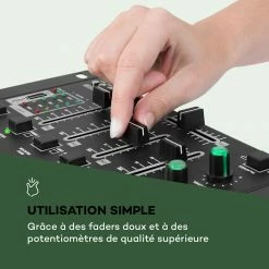 Vente flash 🛒 Auna Pro Tables De Mixage DJ Amnesia Mixer 4 Canaux Table De Mixage ⌛ -Pas Cher Lumière Magasin 10033276 fr 0005 logo