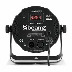 Tout neuf 😉 Beamz Jeux De Lumière LED SlimPar 35 Projecteur LED 12x 3 W ✨ -Pas Cher Lumière Magasin 10033653 yy 0003 titel back Beamz SlimPar 35 LED Strahler 12x 3W