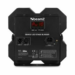 Promo ⌛ Beamz Jeux De Lumière LED SB400 Stage Blinder Stroboscope 👏 -Pas Cher Lumière Magasin 10034313 yy 0004 titel back Beamz SB400 Stage Blinder Strobe 4x50W schwarz