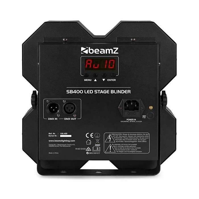 Promo ⌛ Beamz Jeux De Lumière LED SB400 Stage Blinder Stroboscope 👏 – Image 4