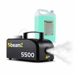 Le moins cher ✨ Beamz Effets & Machines à Fumée S500 New Edition Machine à Brouillard Avec Liquide à Brouillard 🎁